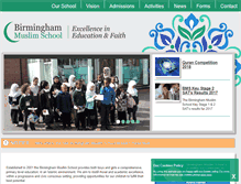 Tablet Screenshot of birminghammuslimschool.org